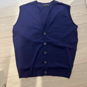 美品　JOHN SMEDLEY ジョンスメドレー ニット　ベスト　パープル