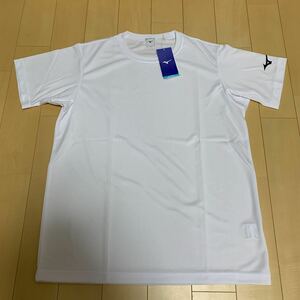 新品　ミズノ　Tシャツ ホワイト　サイズＬ