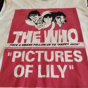 貴重！90年代 THE WHO Tシャツ カットオフ PICTURES OF LILY モッズ MODS VESPA 代官山 60's JAM UK clash punk rock ラモーンズ US 666の画像2