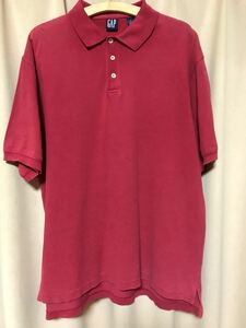 90s USED OLD GAP POLO SHIRT LARGE 中古 90's オールド ギャップ ポロ シャツ Lサイズ (表記M) 送料無料