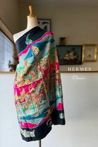 aps185 希少品 HERMES カレ90 TOURNEZ MANEGE マルジェラ期