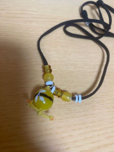 トンボ玉ネックレス ガラス細工