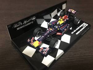 1/43 MINICHAMPS レッドブル・ルノー RB6 #5 S.ベッテル ブラジルGP優勝 2010