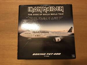 【IRON MAIDEN】 1/400 hogan ボーイング 747-400 TF-AAK THE BOOK OF SOULS WORLD TOUR ED FORCE ONE