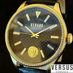 【激レア】Versus Versace/ベルサス ベルサーチ/メンズ腕時計/プレゼント/男性/ヴェルサス ヴェルサーチ/ゴールド色