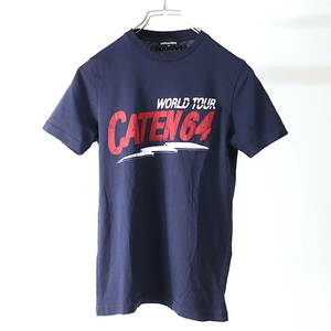 3-EE162【美品】ディースクエアード DSQUARED2 Tシャツ カットソー ネイビー レディース Sサイズ 12Y