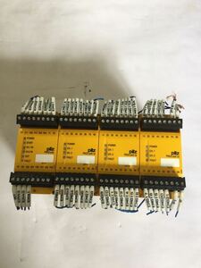 pilz　増設用リレー出力モジュール　PNOZ　p1p/ Pilz Pnoz po3.1p (3つ) K1 (動作未確認品)