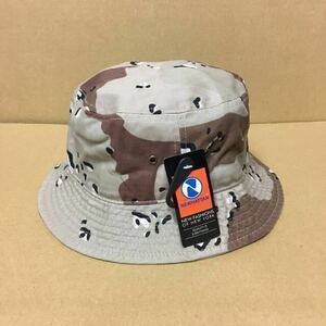 NEWHATTAN デザートカモ L/XLサイズ バケットハット バケハ ツイルコットン 迷彩 カーキ DESERT CAMO カモフラ ニューハッタン 帽子！！