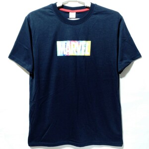 特価/未使用【サイズ=LL(XL)】MARVEL/マーベル/メンズ/半袖/Tシャツ/胸囲=104～112cm/navy