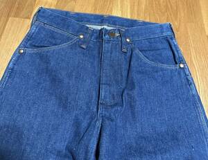 濃紺！ 美品！ 70's vintage wrangler 11MWZ デニムパンツ USA製 TALON 70年代 古着