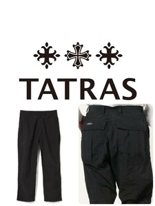 新品国内正規　タトラス　TATRAS CREW　ロングパンツ　日本製 品番:MTCS21S5069-S　ブラック