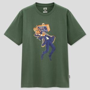 Mサイズ【ユニクロ】フォートナイト チャプター2 UT グラフィックTシャツ（半袖・レギュラーフィット）(カラー:55 GREEN)