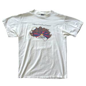 【Vintage】Tibetan Freedom Concert Tシャツ チベタン・フリーダム・コンサート Yoko Ono Sonic youth Bjork Beck Beastie Boys