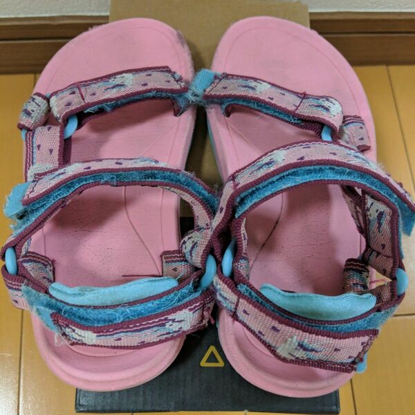 TEVA ハリケーン キッズサンダル 18.0㎝ ピンク