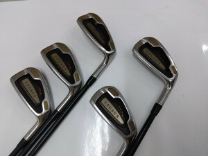 ☆1000円スタート！Golf Planner ゴルフプランナー LEGSUS(3,4,6,8,9)セット flex:R EXSILT DIGS 6243M メンズ右☆