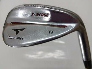 ★名器！【単品ウェッジ】BRIDGESTONE ブリヂストン TOURSTAGE X-WEDGE 2007 56度 14 flex:S N.SPRO 950GH WEIGHT FLOW ツアーステージ2007