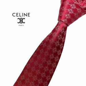 CELINE ネクタイ ロゴ総柄 パターン柄 セリーヌ USED 中古 m151