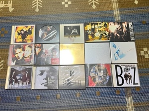 美品 Ｂ’z CDアルバム 　 PLEASUER.FRIENDS.BAD COMMUNCATION.RISKY.IN THE LIFE等 計15枚 他 ブックレット パズル付！