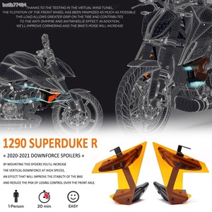 KTM 1290 スーパーデュークR 2020-2021 ダウンフォース スポイラー プラスチック