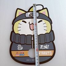 にゃると ナルト疾風伝 販促 うちわ 猫型 忍猫 岸本斉史 Naruto Shippuden NYARUTO promotion paper fan NARUTO Hurricane Chronicles 1_画像4