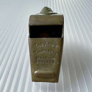 中古 真鍮 ホイッスル アクメ バズリクソンズ イギリス製 ビンテージ Made in England the Acme Thunderer BRASS WHISTLE Buzz Rickson's