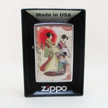 ジッポー オイルライター USA Zippo 和柄シリーズ 着物美人 Z207-107671_画像3