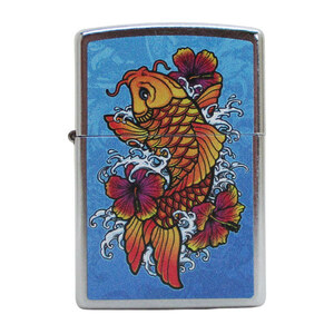 ジッポー オイルライター USA Zippo 和柄シリーズ 昇り鯉 Z207-107667