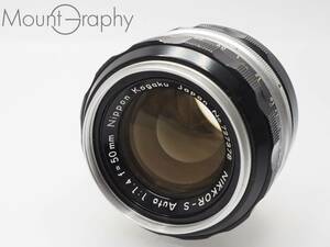 ★良品★ NIKON ニコン NIKKOR-S Auto 50mm F1.4 ★完動品★ #i3297