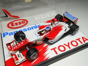 ミニチャンプス 1/43 パナソニック・トヨタ TF 103…＃20 オリビエ・パニス…G.P. 2003（ケース背面傷有り）