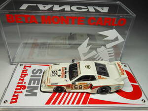  the best * model 1/43 Lancia * Beta * Monte Carlo turbo...#68 M.fi knot /G. Piaa nta/G. Sean...ru* man 1981