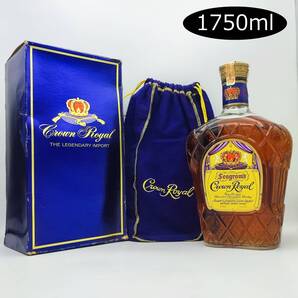 【全国送料無料】Seagram's Crown Royal Fine De Luxe 1970 Canadian Whisky 40度 1750ml