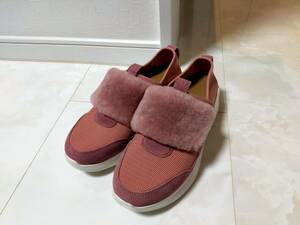 アグ　UGG ふわモコ　シューズ　ピンク　23.5cm US6.5