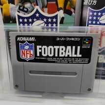 美品 NFLフットボール SFC スーパーファミコン NFL フットボール コナミ_画像4