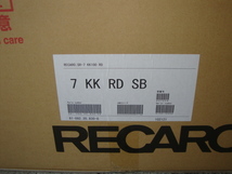 新品　未使用　正規品　ＲＥＣＡＲＯ　シート　ＳＲ－７　ＫＫ１００　ＲＤ　ＲＥＤ　保証書付　送料無料　１円　売り切り　１脚 _画像9