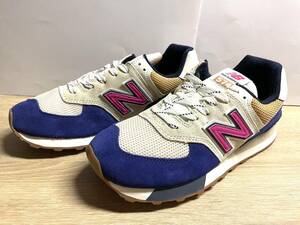 未使用 ニューバランス ML574LF2 D アイボリー/ブルー他 27cm new balance