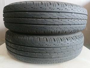 札幌 引き取り可 145/80R12 80/78N LT 2本 BS ECOPIA R680 格安溝あり 夏タイヤ中古 IK-107-2