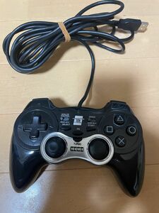 中古　PS3用コントローラー　ホリパッド3 ターボ　ブラック HORI PS3