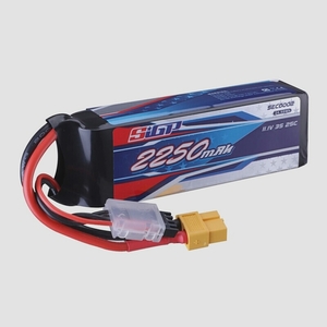 送料無料★SIGP 11.1V 3S RCリポバッテリー25C 2250mAh XT60プラグ付き RC ドローン