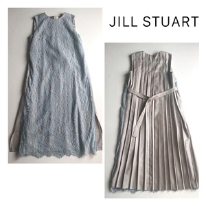 【送料230円～・匿名発送】 JILLSTUART トレーシードッキングワンピース ブルー サイズ4 ジルスチュアート