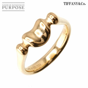 ティファニー TIFFANY&Co. ビーン 10号 リング K18 YG イエローゴールド 750 指輪 Ring 90196653