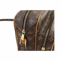 ルイ ヴィトン LOUIS VUITTON モノグラム ナイル ショルダー バッグ ブラウン M45244 ゴールド 金具 Monogram Nile 90192306_画像8