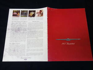 [1967 year ] Ford Thunderbird exclusive use main catalog /book@ country version [ at that time thing ]