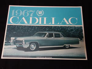 [Y600 prompt decision ] Cadillac Fleetwood brougham sedan CADILLAC exclusive use catalog / 1967 year / Japanese edition / "Yanase" [ at that time thing ]①