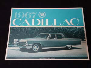 [Y600 prompt decision ] Cadillac Fleetwood brougham sedan CADILLAC exclusive use catalog / 1967 year / Japanese edition / "Yanase" [ at that time thing ]②