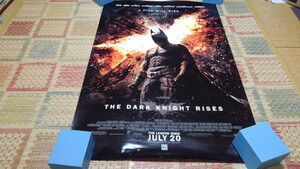 ▲　ダークナイトライジング　【　The Dark Knight Rises　映画 両面大型 ポスター　】 　※管理番号1014