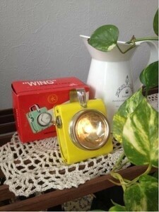  new goods! handbag lamp rectangle light bicycle Vintage Land na- can tera yellow color practical use bicycle headlamp railroad light cannonball light white 
