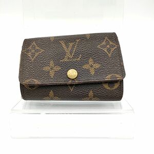 【キーフック欠損×1】Louis Vuitton ルイヴィトン モノグラム ミュルティクレ6 三つ折り 6連 キーケース M62630 シリアルCT0966