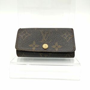 Louis Vuitton ルイヴィトン モノグラム ミュルティクレ4 三つ折り 4連 キーケース ユニセックス M62631 シリアルRA0063(2003年製造モデル)