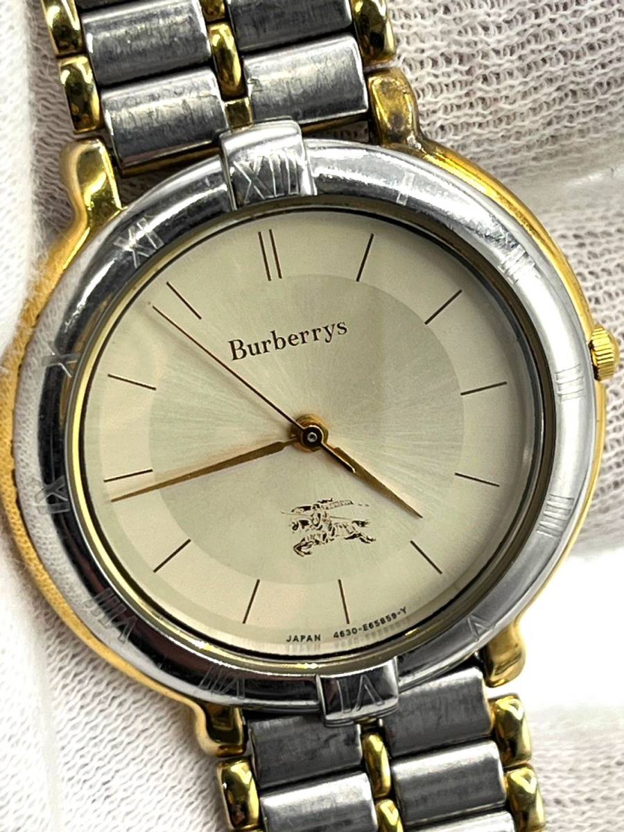 2023年最新】ヤフオク! -バーバリー 腕時計 ゴールドの中古品・新品