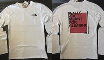 本物正規◆ノースフェイス◆長袖Tシャツ WAMFC■XXL■HIM BOTTLE■アイボリー■新品/アメリカ限定/N3N ゆったりフィット_画像1